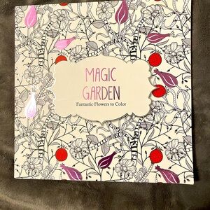 Magic garden coloring Book